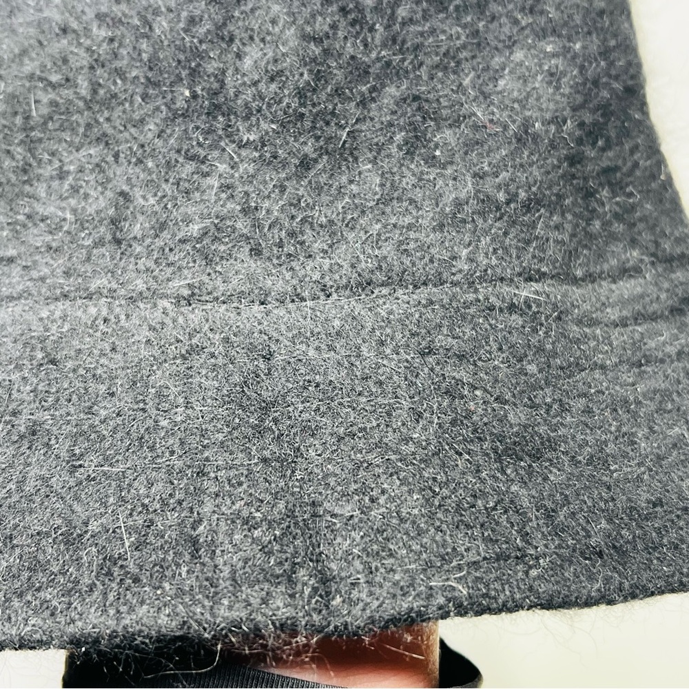 Reitmans‎ Rabbit Wool Blend Classic Black Women's Bucket Hat - Picture 3 of 4